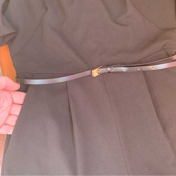 Calvin Klein Womens Wide Leg Jumpsuit Jumper Black  Belt Short Sleeve - Picture 11 of 15